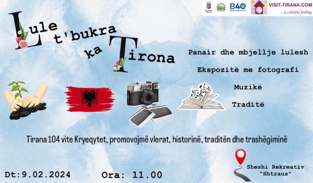 event on 104 anniversary of Tirana Capital